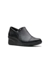 Clarks Suttyn Zip In Black Leather