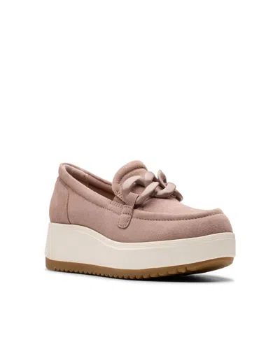 Clarks Women's Collection Zylah May Shoes In Mauve Suede