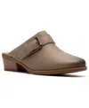 Clarks Danyelle Mist Leather Mule In Brown