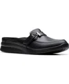 Clarks Women's Ellowyn Amelia Slip-on Mules In Black