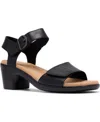 Clarks Emily Amanda Sandal In Black