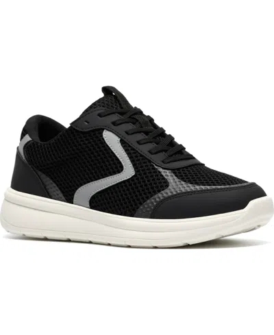 Clarks Women's Ezrin Tie Lace Up Sneakers In Black