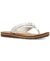 Clarks Women's Fenner Nerice Flip-flops In Off White