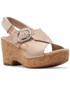 Clarks Giselle Dove In Sand Nubuck