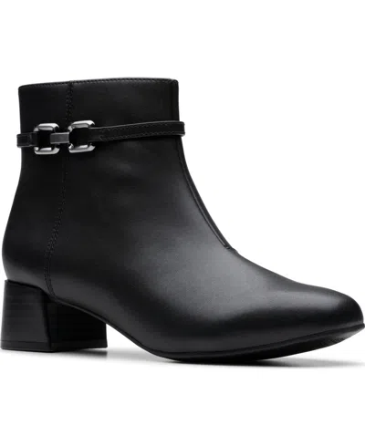 Clarks Women's Iridessa Air Booties In Black