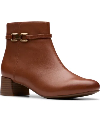 Clarks Women's Iridessa Air Booties In Brown
