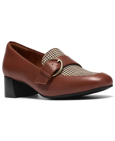 Clarks Women's Iridessa Wish Slip-on Loafer Pumps In Brown
