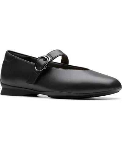 Clarks Women's Jazmynn Iris Square Toe Mary Jane Flats In Black