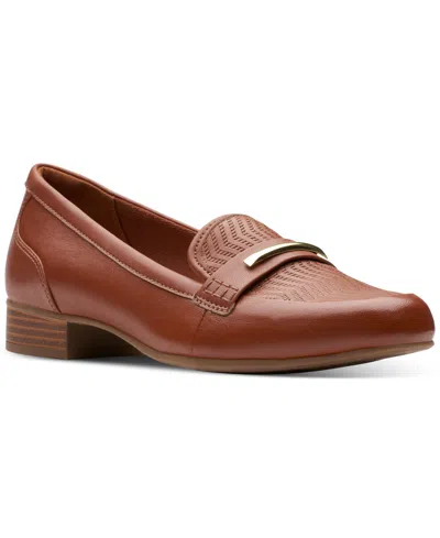 Clarks Women's Juliet Aster Slip On Loafer Flats In Brown