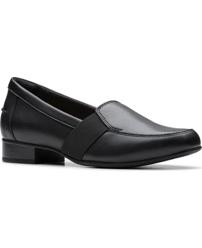 Clarks Women's Juliet Beat Slip-on Loafers In Black