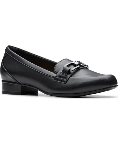 Clarks Women's Juliet Echo Slip-on Loafers In Black