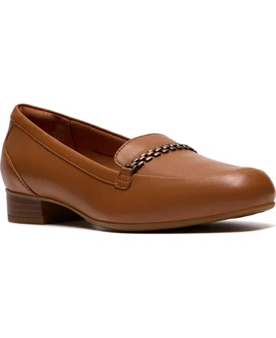 Clarks Women's Juliet Mia Round Toe Dress Loafers In Brown