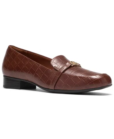 Clarks Women's Juliet Teagan Slip-on Loafers In Brown