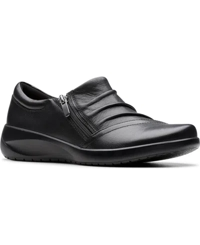Clarks Women's Kaetlyn Mila Round Toe Flats In Black