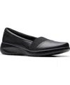 Clarks Women's Kaetlyn Rhea Round Toe Loafers In Black