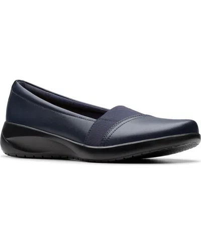 Clarks Women's Kaetlyn Rhea Round Toe Loafers In Blue