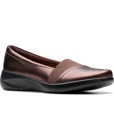 Clarks Women's Kaetlyn Rhea Round Toe Loafers In Brown