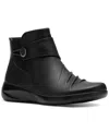 Clarks Women's Kaetlyn Sara Wedge Ankle Boots In Black