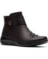 Clarks Women's Kaetlyn Sara Wedge Ankle Boots In Brown