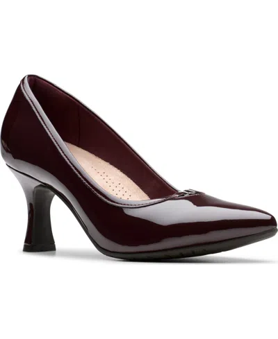 Clarks Women's Kataleyna West Slip On Dress Pumps In Burgundy