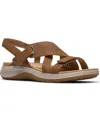 Clarks Wide Width Maelynn Gem Sandal In Brown