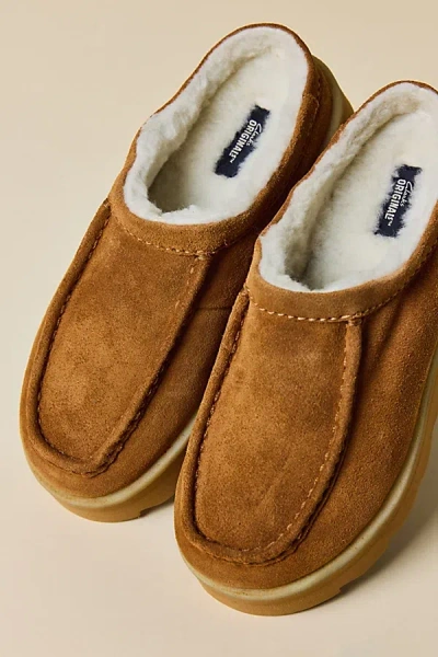 Clarks Women's Meare Suede Mule In Caramel Suede, Women's At Urban Outfitters In Brown