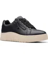 Clarks Women's Mykah Joy Round Toe Sneakers In Black