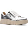 Clarks Women's Mykah Joy Round Toe Sneakers In Silver