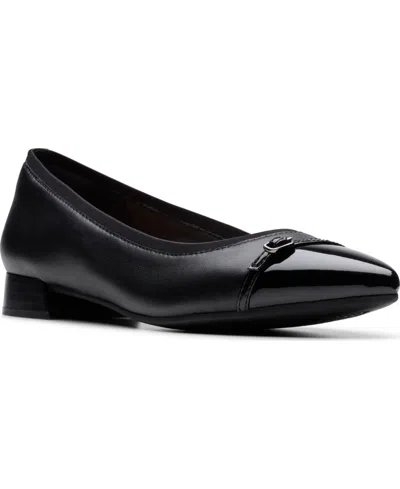 Clarks Women's Natalyn Dusk Slip-on Flats In Black