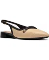 Clarks Natalyn Flat In Brown