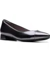Clarks Women's Natalyn Wish Pointed Toe Flats In Black