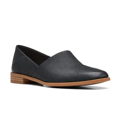 Clarks Women's Pure Bell Leather Loafer In Black