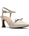Clarks Tammitha Bar Pump In White