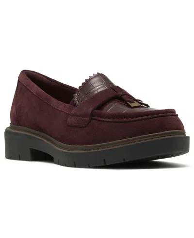 Clarks Women's Westlynn Bella Slip-on Loafers In Burgundy