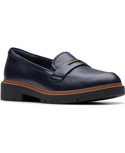 Clarks Women's Westlynn Glow Slip-on Loafers In Blue