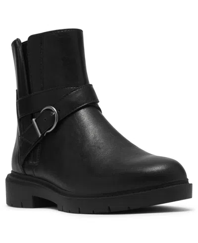 Clarks Women's Westlynn Lux Round Toe Booties In Black