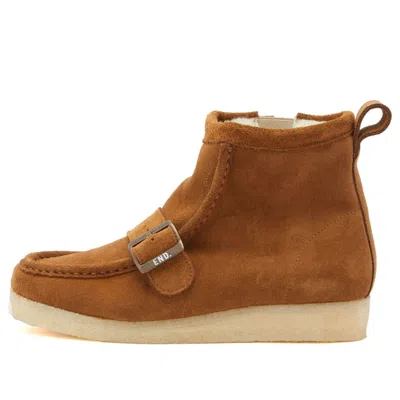 Clarks X End. X Beams Plus Walla Hi Strap 'dark Brown'