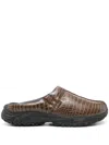 Clarks X Martine Rose Clog 1 Slippers In Braun