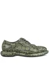 Clarks X Martine Rose "green" Oxford Shoes In Green