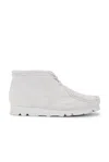 Clarks X Post Archive Faction (paf) Wallabeebt Boot In White
