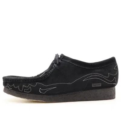 Clarks X Supreme Wallabee 'black'