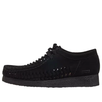 Clarks X Supreme Woven Wallabee 'black'