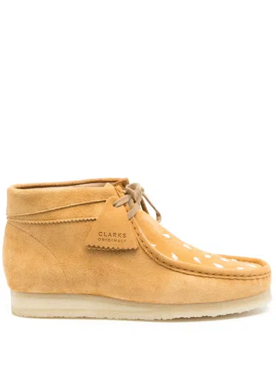 Clarks X Vandy The Pink Wallabee Leather Boots In 褐色
