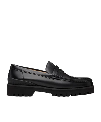 Clarks Yukoner Penny Loafers In Black