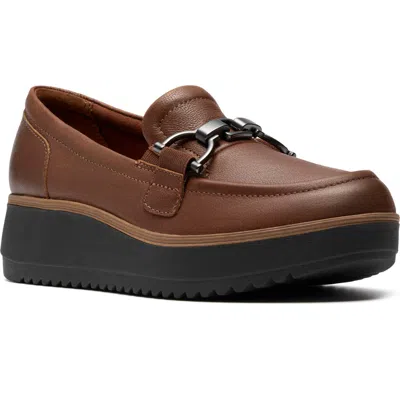 Clarks ® Zylah Erin Wedge Bit Loafer In Brown