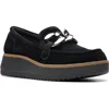 Clarks Women's Collection Zylah May Shoes In Black Sde