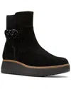 Clarks Zylah Rose Suede Boot In Multi