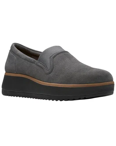 Clarks Zylah Sky Suede Loafer In Gray