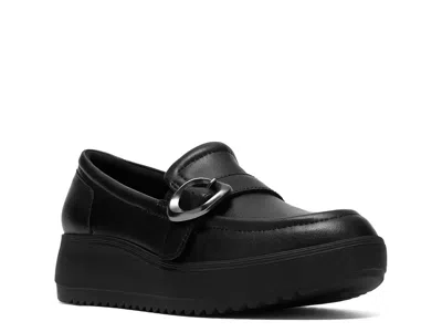 Clarks Zylah Vine Loafer In Black
