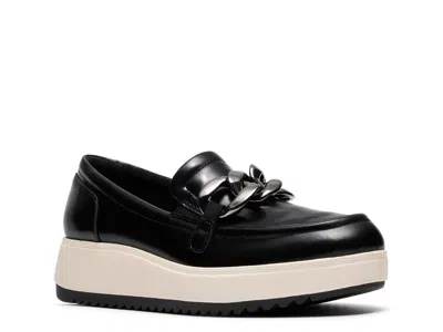 Clarks Zylah Wedge Loafer In Black